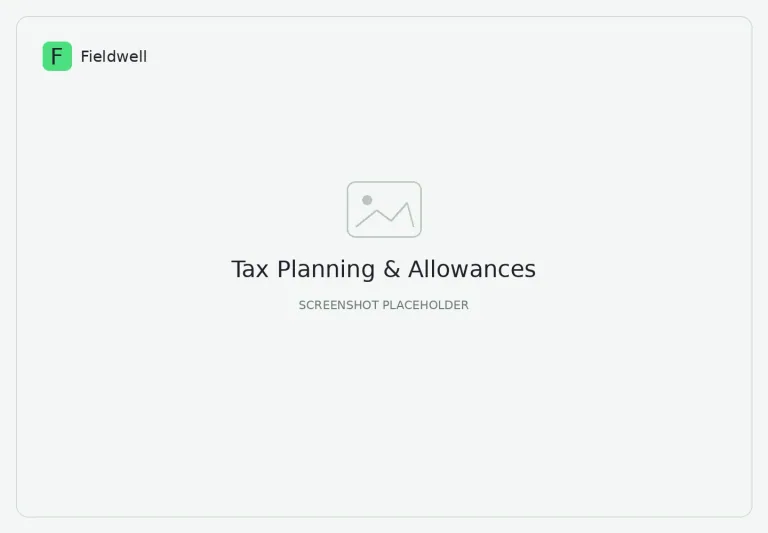 Tax Planning & Allowances screenshot placeholder